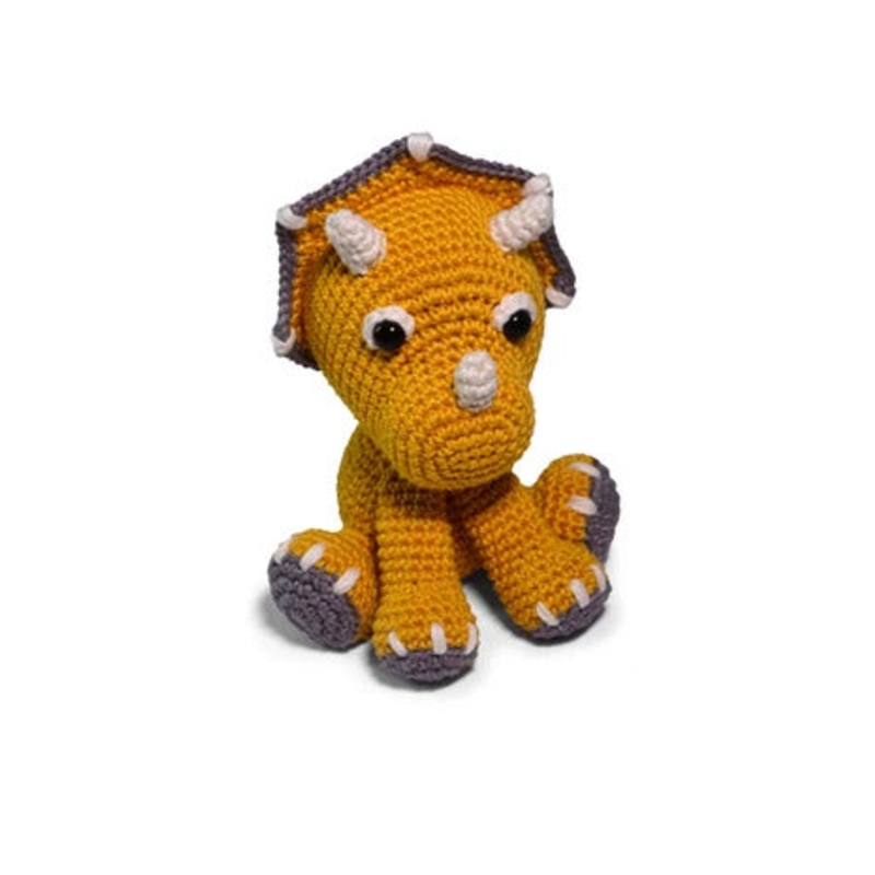 Amigurumi Crocket Kit – Triceratops