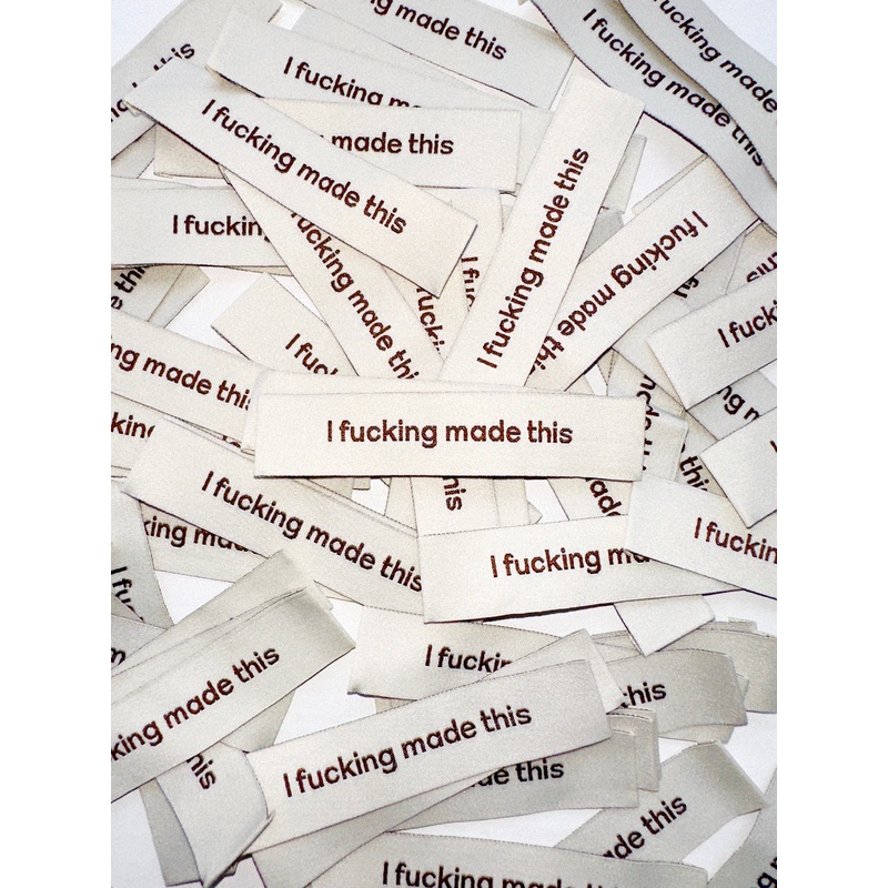 I Fucking made this label|Default Title