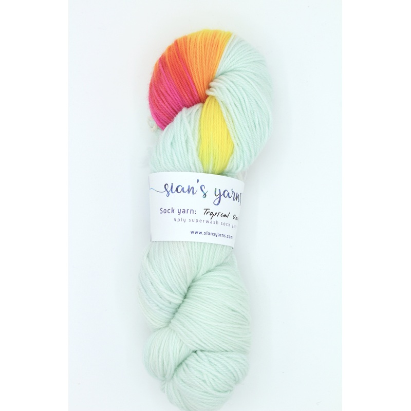 4ply Sock Yarn – Tropical Oasis