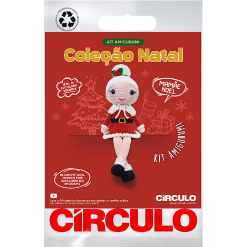Amigurumi Crocket Kit – Mrs Claus