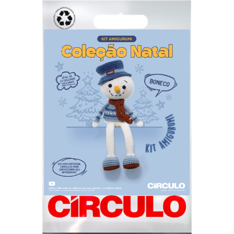 Amigurumi Crocket Kit – Snowman