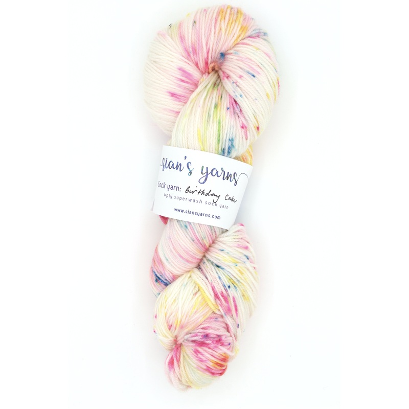 Sock Yarn – Birthday Cake|Default Title