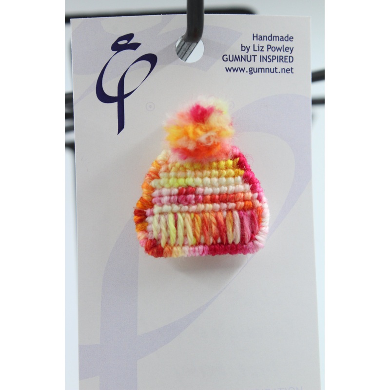 Brooch – Needlepoint – Fire Baby – Beanie