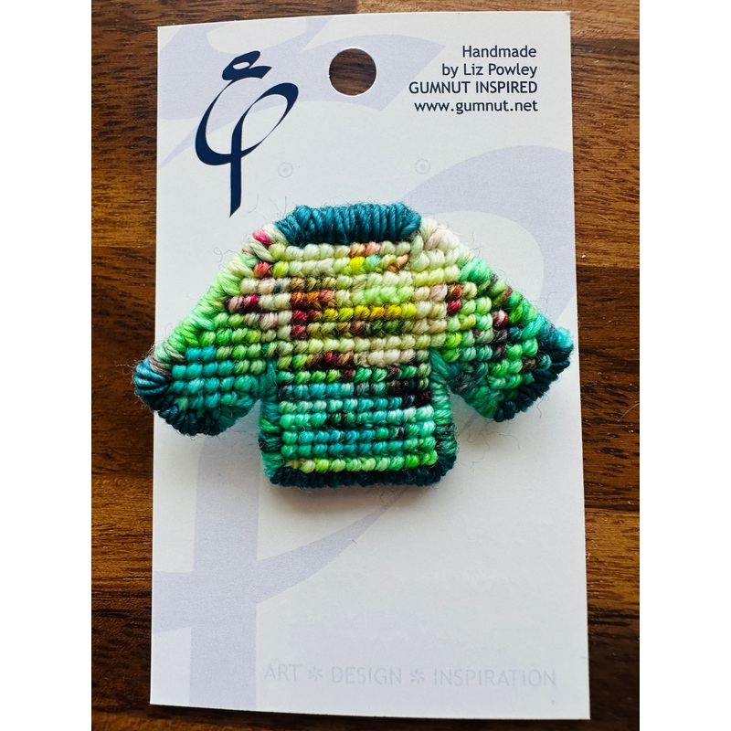 Brooch – The Tropics – Locally Handmade Needlepoint Accesories