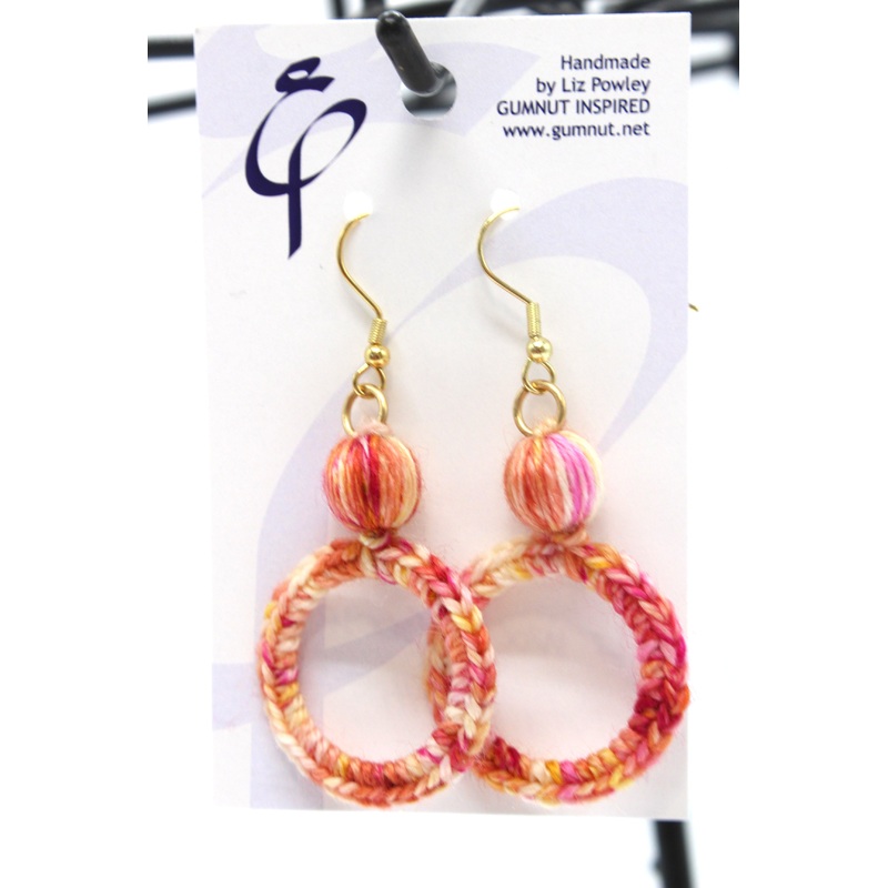 Crochet Hoop – Tutti Fruitti – Earring (J2289)