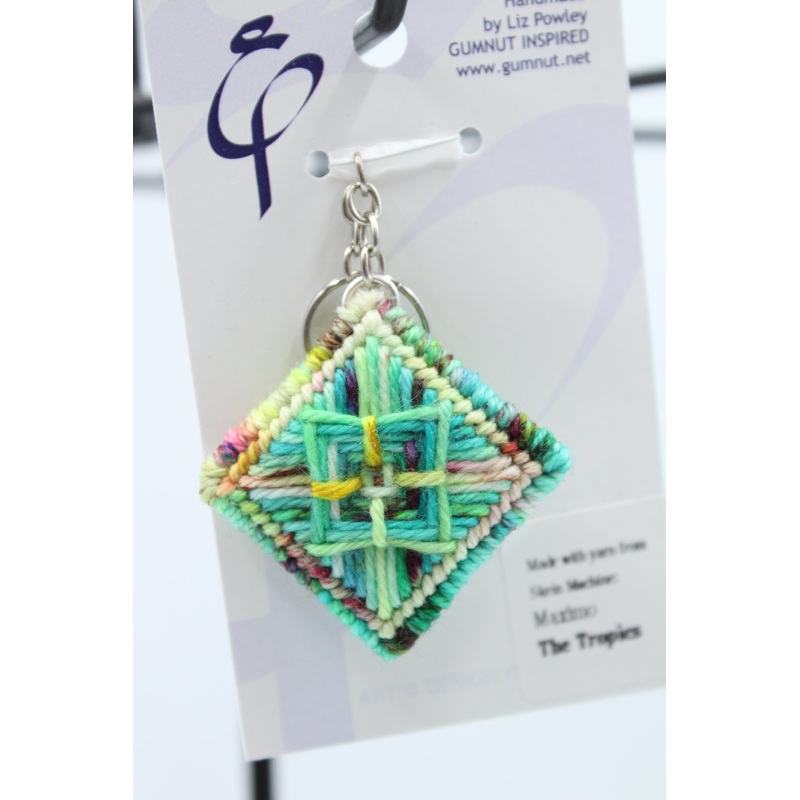 Earrings – Needlepoint Bag Tag – The Tropics (J2229)