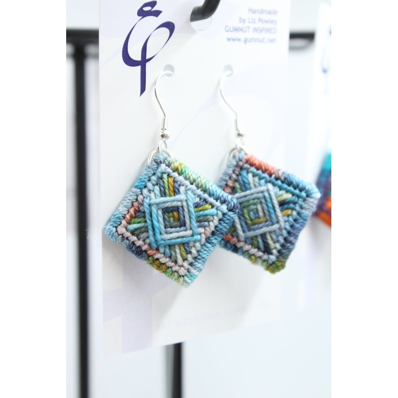 Earrings – Needlepoint – Men are from Venus