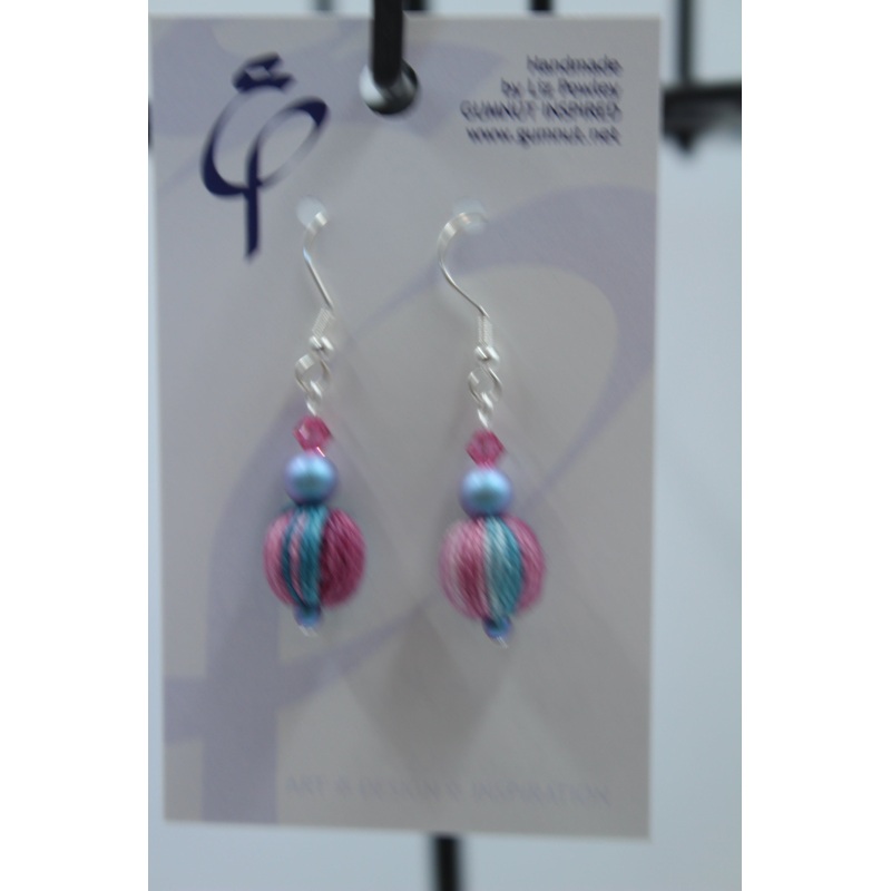 Earrings – Wrapped – Bright Kettle + Swarovski (J2272)