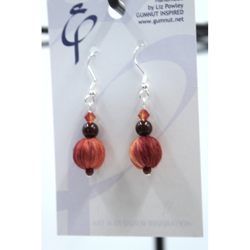 Earrings – Wrapped – Campfire + Swarovski (J2274)