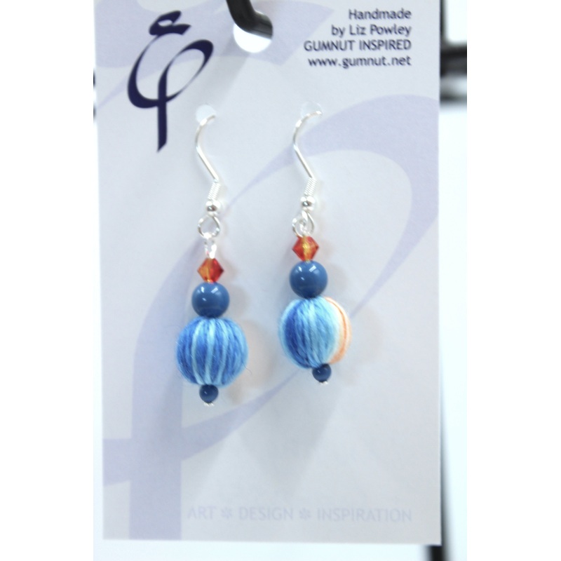 Earrings – Wrapped – Knitting Nemo + Swarovski (J2279)