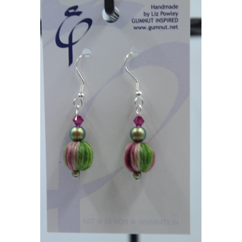 Earrings – Wrapped – Roses + Swarovski