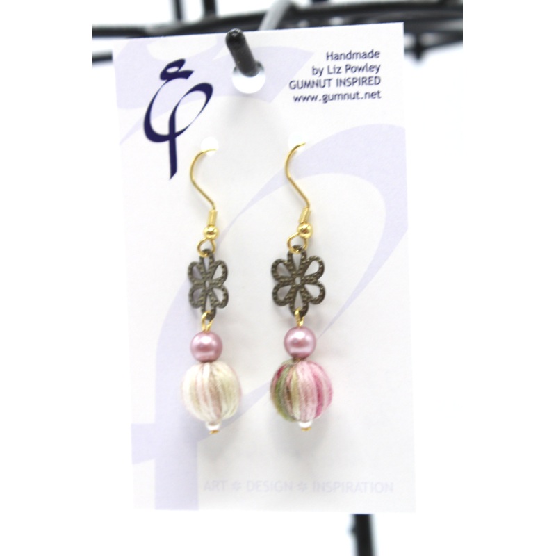 Earrings – Wrapped – Vintage Vibes + Swarovski (J2286)