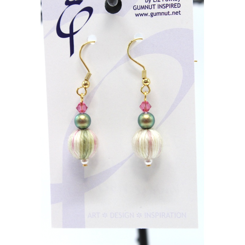 Earrings – Wrapped – Vintage Vibes + Swarovski (J2287)