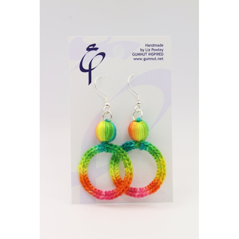 Crochet Hoop – Sugar – Earring (J2297)