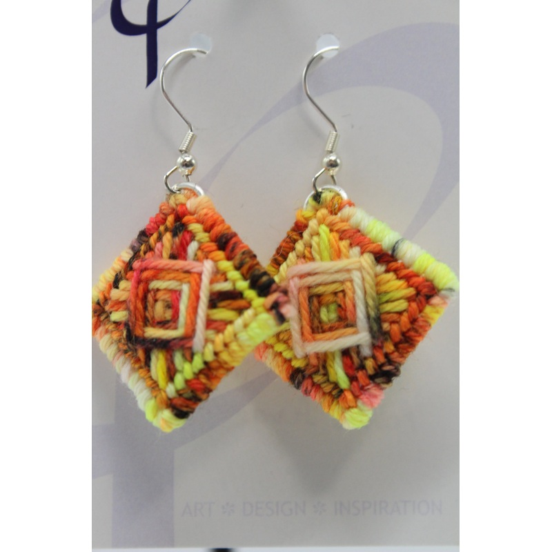 Earrings – Needlepoint  – Power Surge (J2326)
