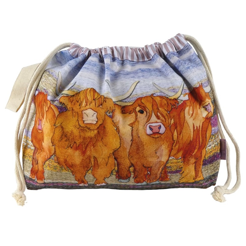 Highland Coos – Emma Ball – Drawstring Bag
