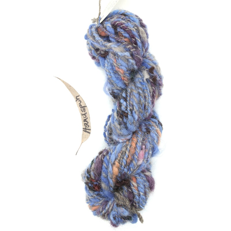 Kay’s Handspun Yarn – (KHS009) Cinerea, Marine, Grey, Purple