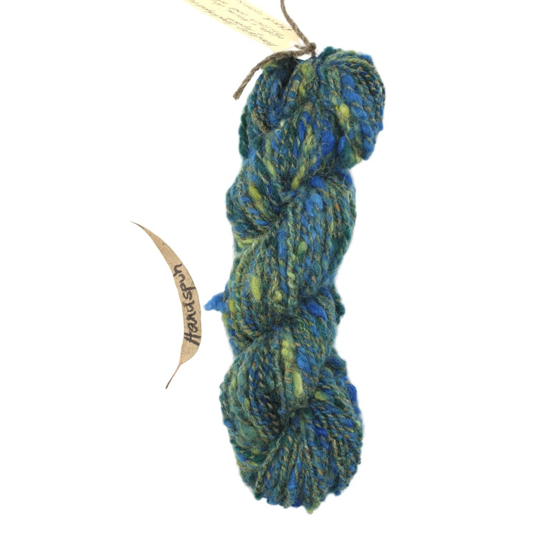 Kay’s Handspun Yarn – (KHS011) Wattle, Marine