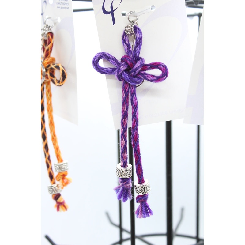 Needlepoint Bag Tag – House Dye – Purple People Eater (J2351)