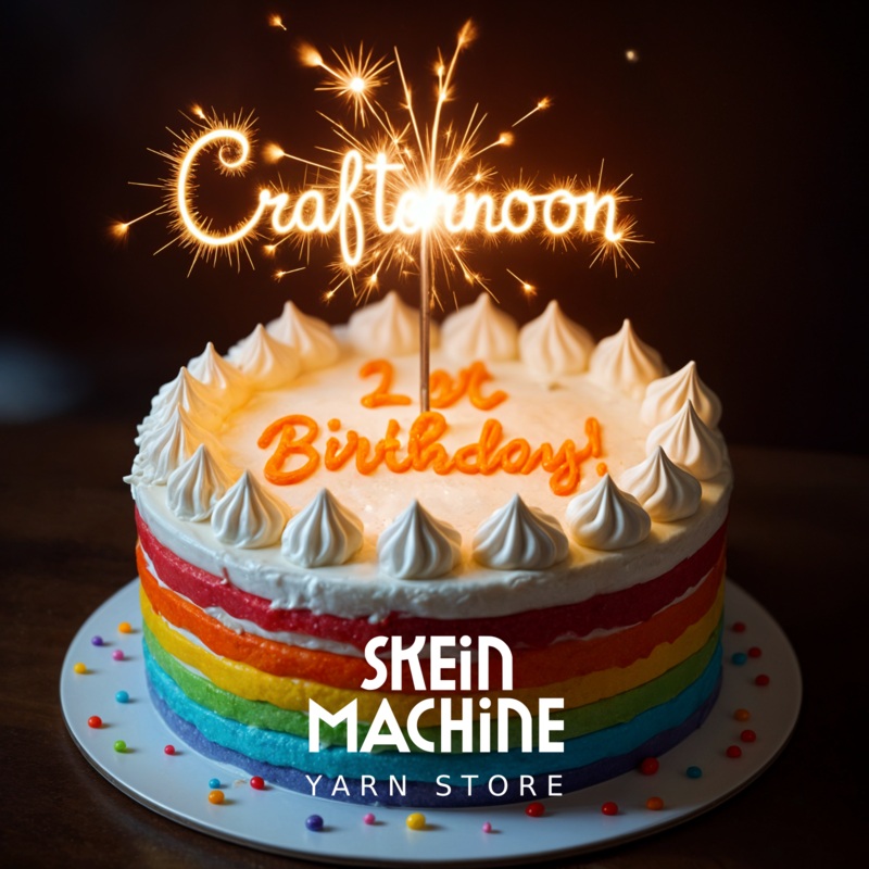 SKEIN MACHINE 1ST BIRTHDAY – CRAFTERNOON