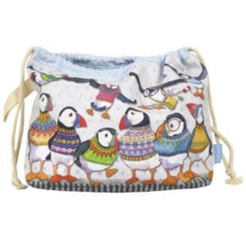 Woolly Puffins – Emma Ball – Drawstring Bag