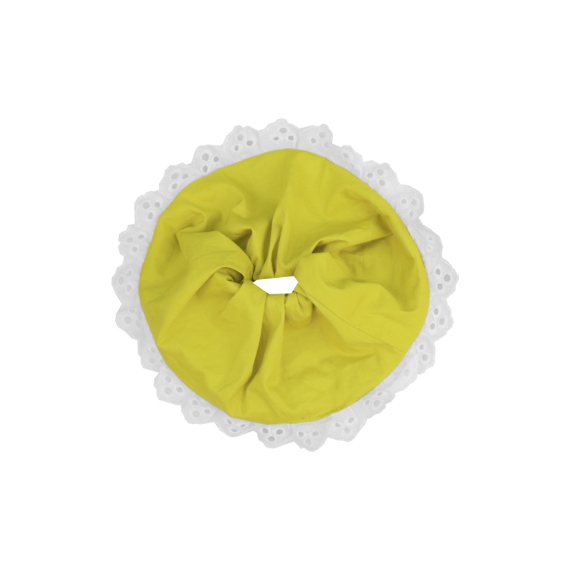 BETTY SCRUNCHIE CHARTREUSE|ONE SIZE