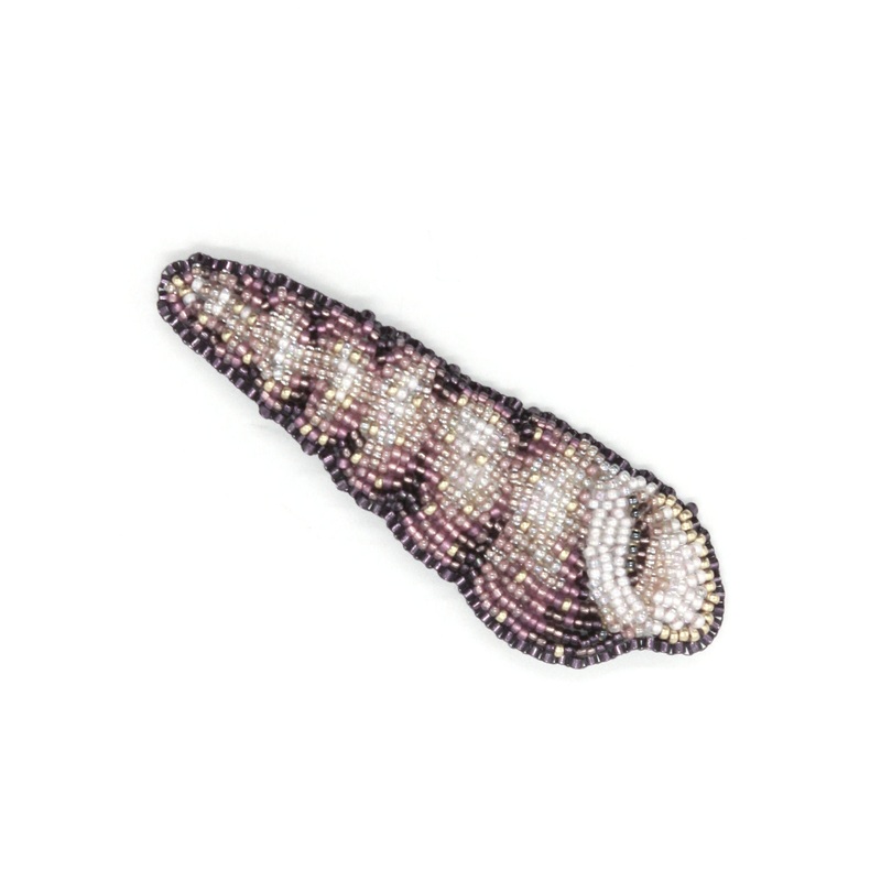 Brooch – Turbonilla – Japanese Beads  (J2130)