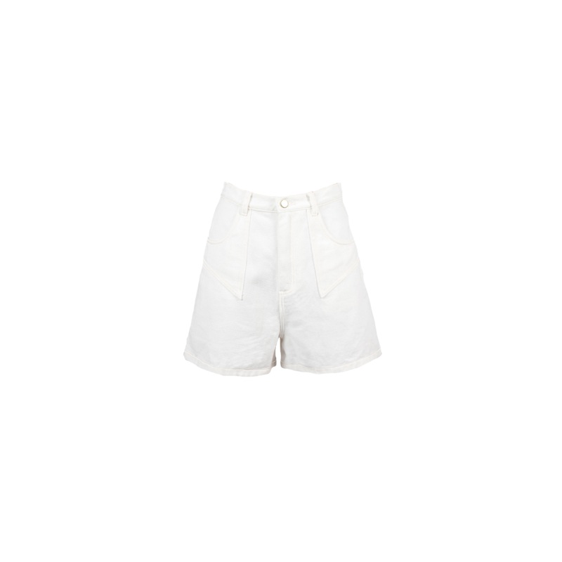 CLOVER DENIM SHORT ALL WHITE|4|6|8|10|12|14|16|18|20
