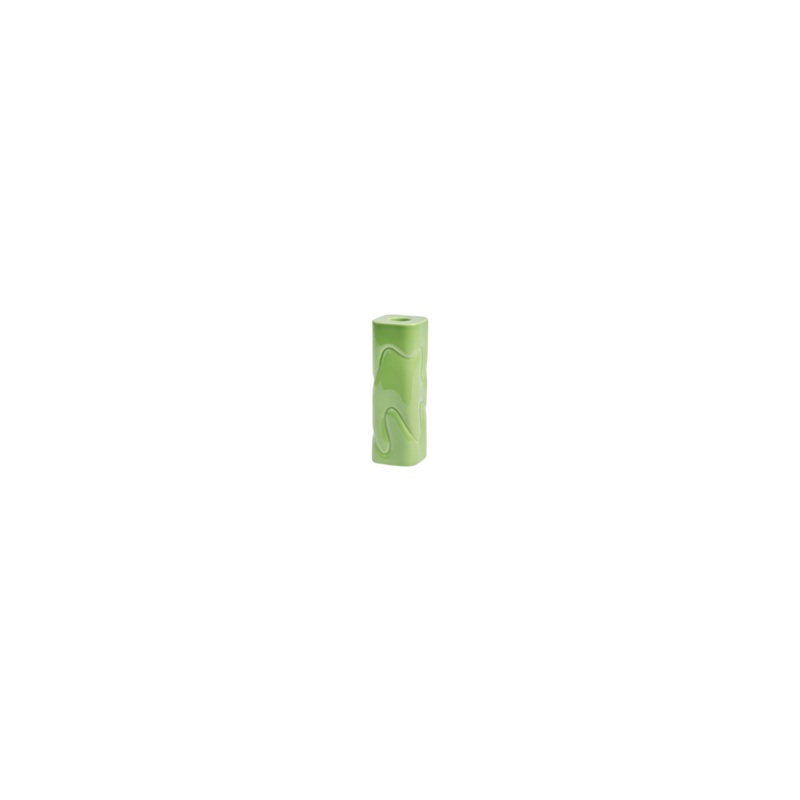 PUFFY CANDLE HOLDER GREEN|ONE SIZE