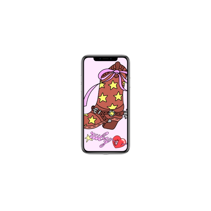 RUBY SCREENSAVER COWGIRL BOOT|MOBILE|DESKTOP