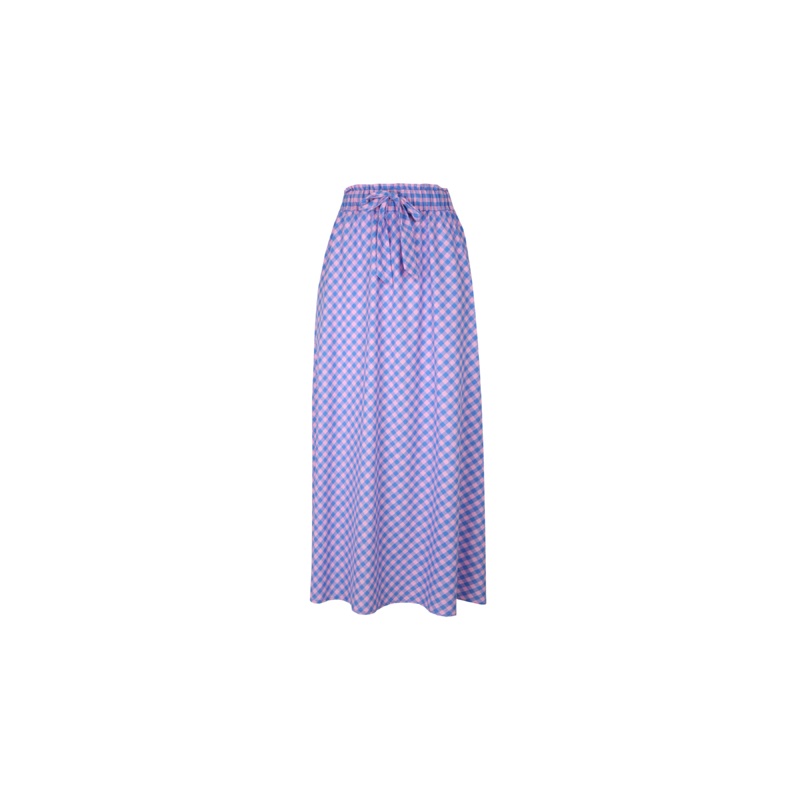 BON GINGHAM SKIRT PINK BLUE GINGHAM
