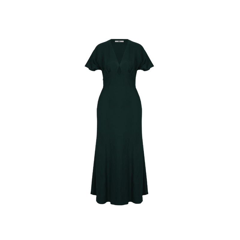 CLOVER MIDI DRESS EMERALD|4|6|8|10|12|14|16|18|20