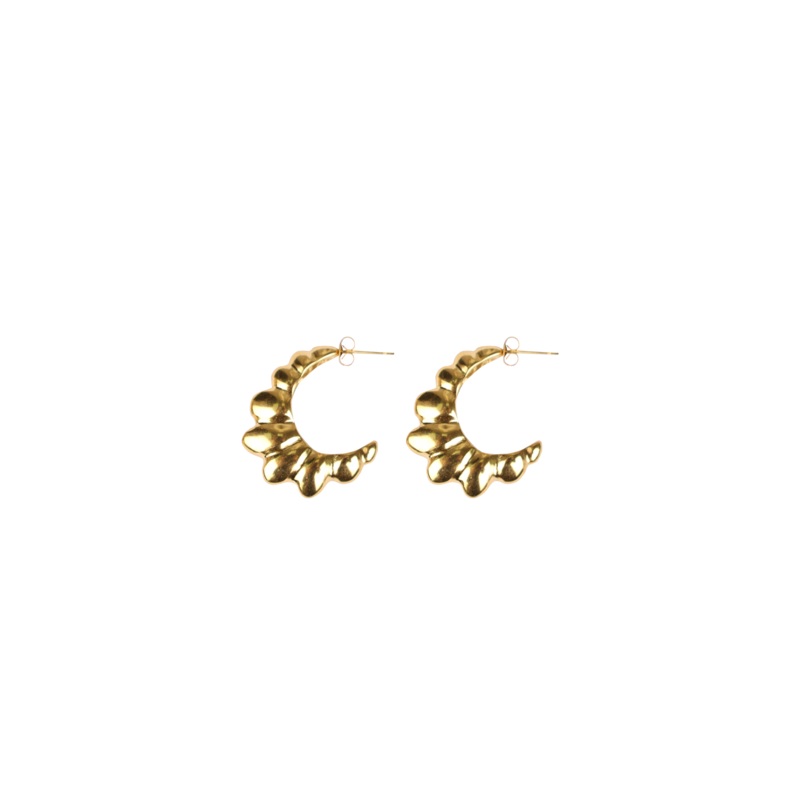 GEMINI EARRING GOLD|ONE SIZE