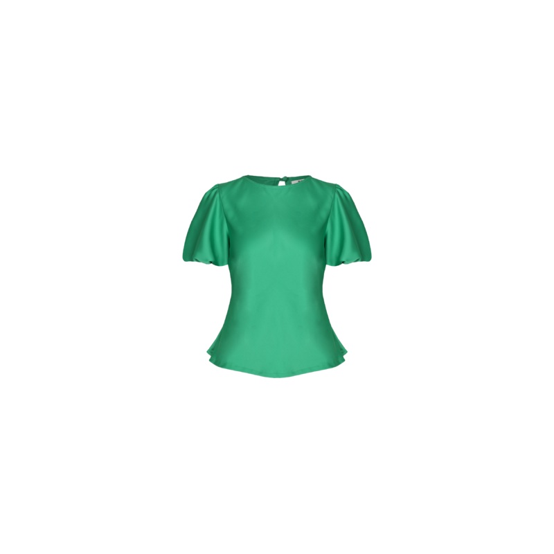 KENDALL SATIN TOP PARAKEET|4|6|8|10|12|14|16|18|20