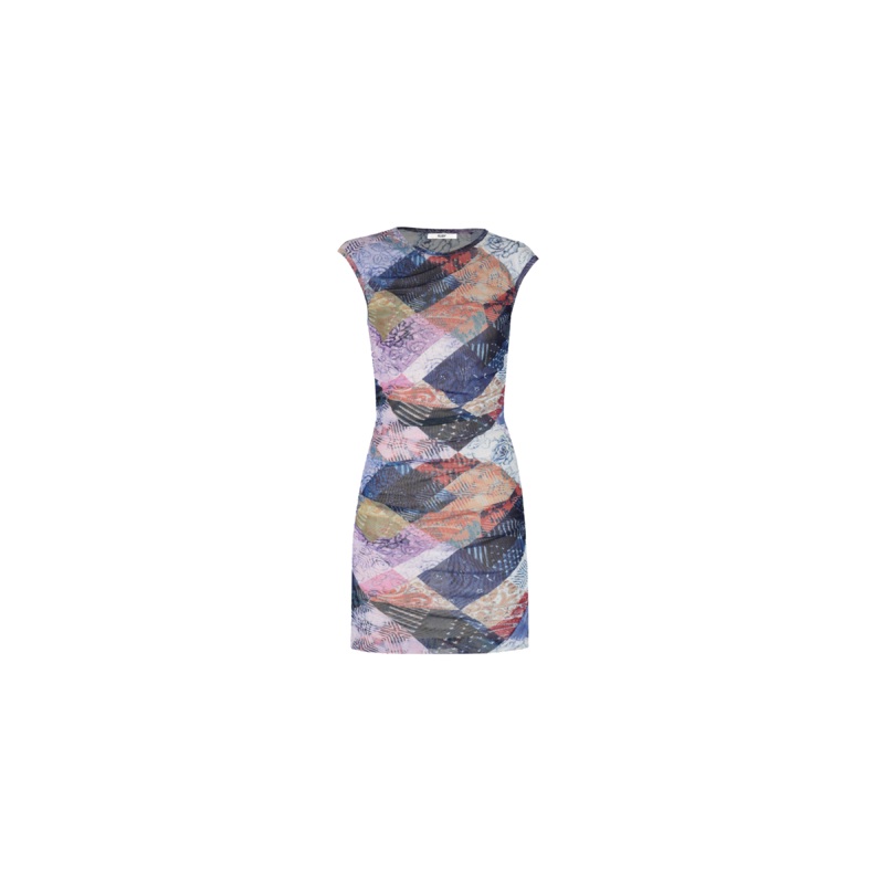 CHAPELLE MESH MINIDRESS PATCHWORK