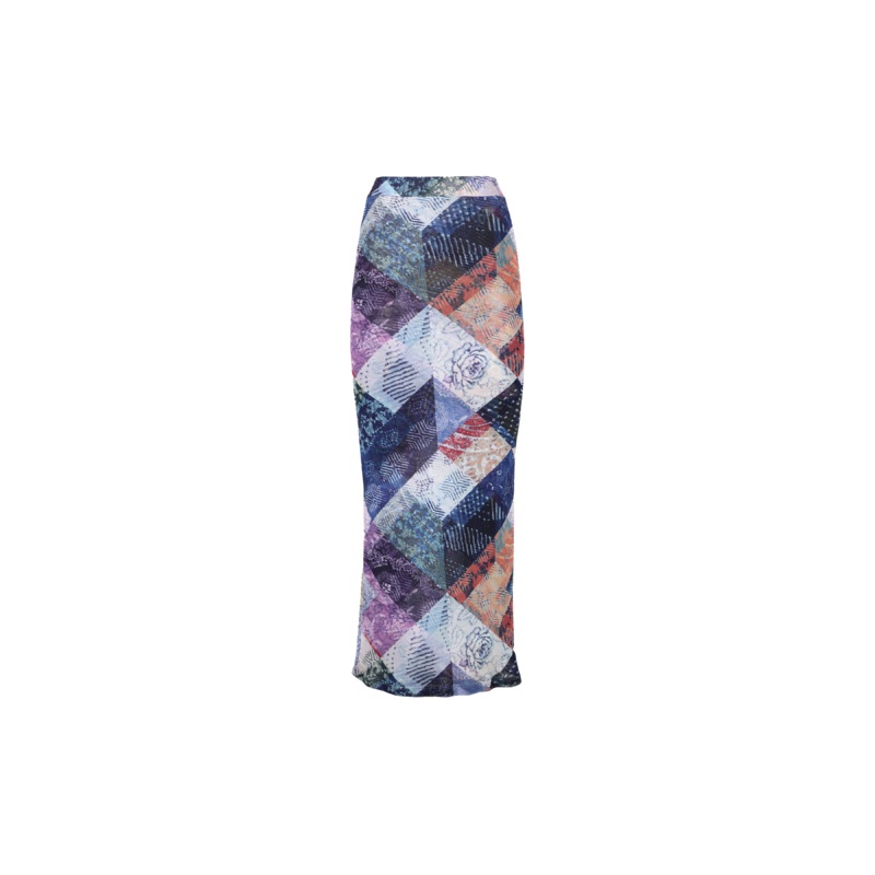 CHAPELLE MESH SKIRT PATCHWORK|4|6|8|10|12|14|16|18|20