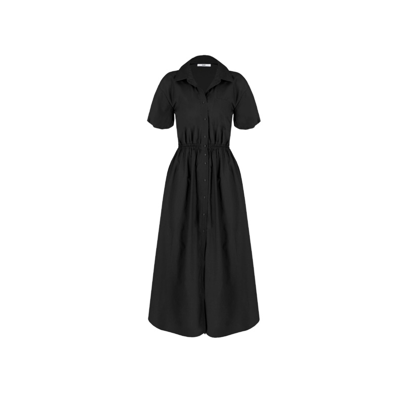 COMET SHIRT DRESS BLACK|4|6|8|10|12|14|16|18|20