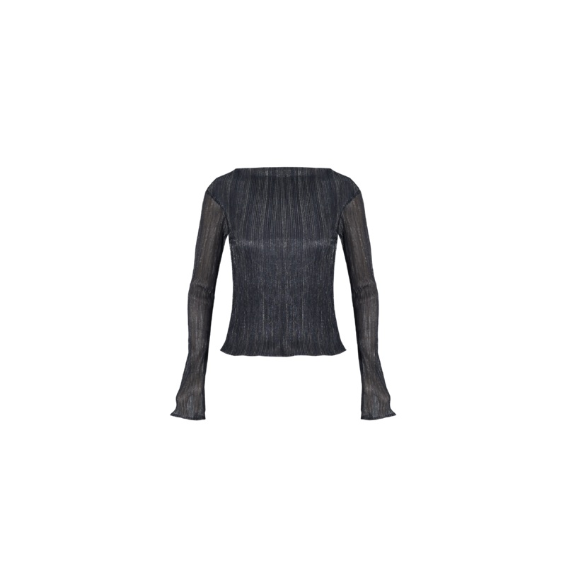 DIME SPARKLE TOP BLACK SPARKLE