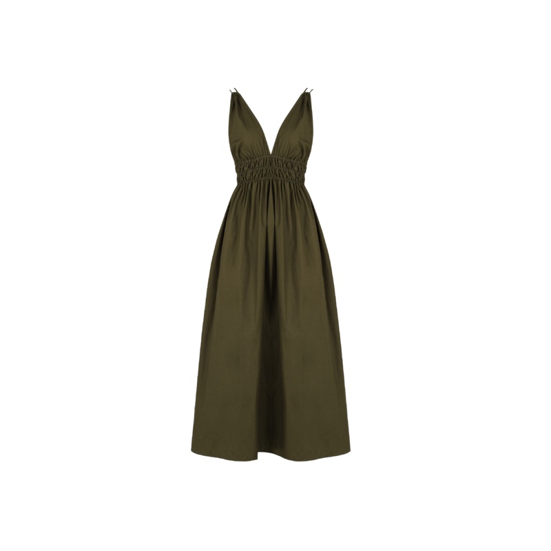 HERO MAXI DRESS OLIVE|4|6|8|10|12|14|16|18|20