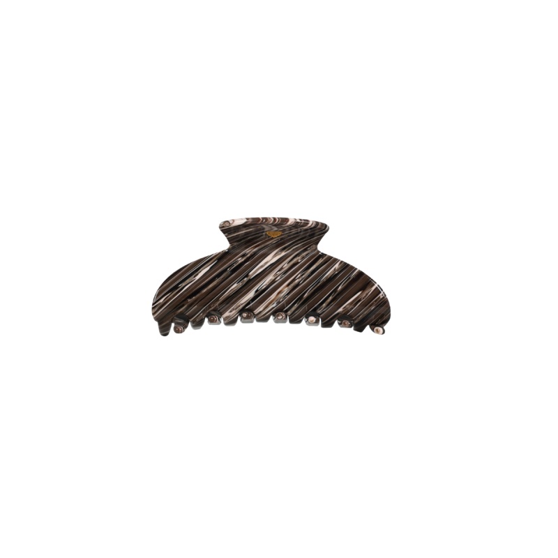 PALOMA HAIR CLAW BROWN STRIPE|Default Title
