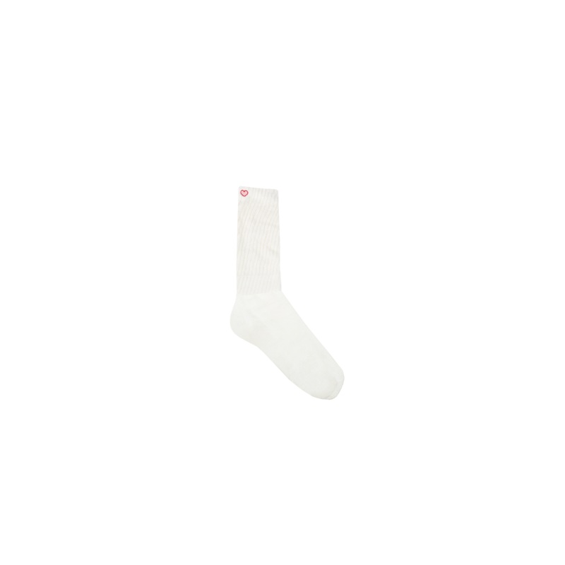 SLOUCH SOCKS WHITE|ONE SIZE