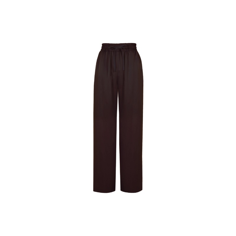 AQUARIUS SATIN PANT ESPRESSO|4|6|8|10|12|14|16|18|20