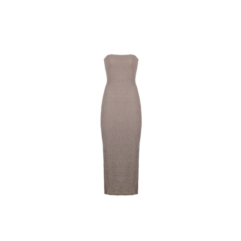 BUBBLE DRESS TAUPE|4|6|8|10|12|14|16|18|20