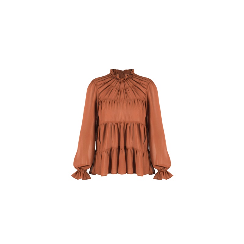 CLEMENT BLOUSE TOFFEE|4|6|8|10|12|14|16|18|20
