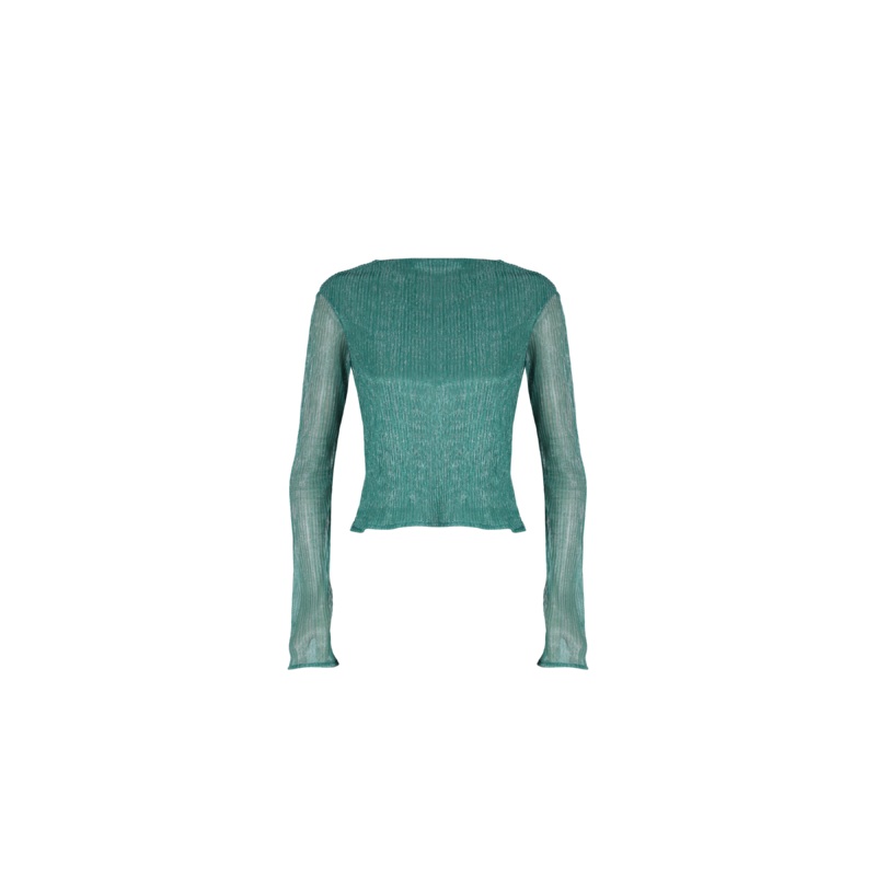 DIME SPARKLE TOP GREEN SPARKLE