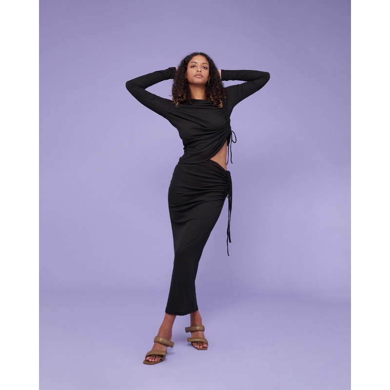 TOBY SKIRT BLACK|4|6|8|10|12|14|16|18|20