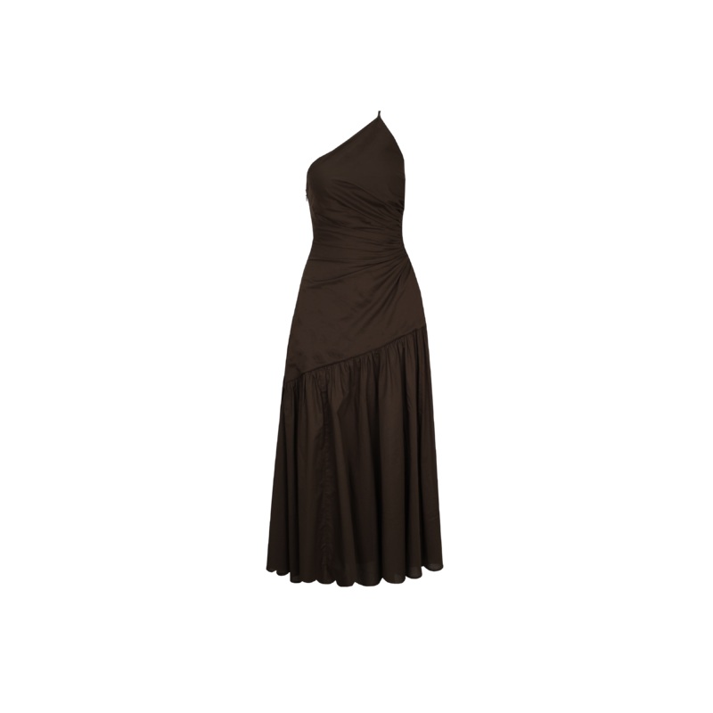 BETTINA CUT OUT DRESS CHOCOLATE
