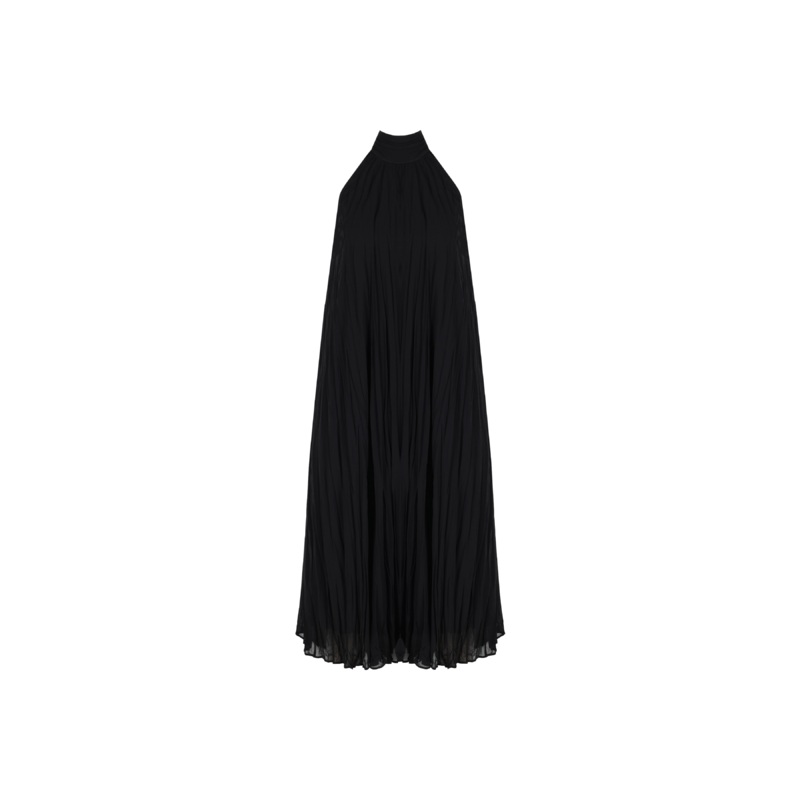 CASCADE CRUSH GOWN BLACK|4|6|8|10|12|14|16|18|20