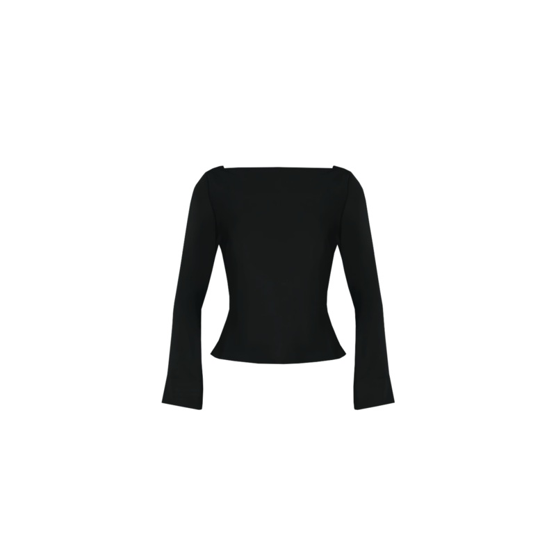 FIREBIRD COWL TOP BLACK|4|6|8|10|12|14|16|18|20