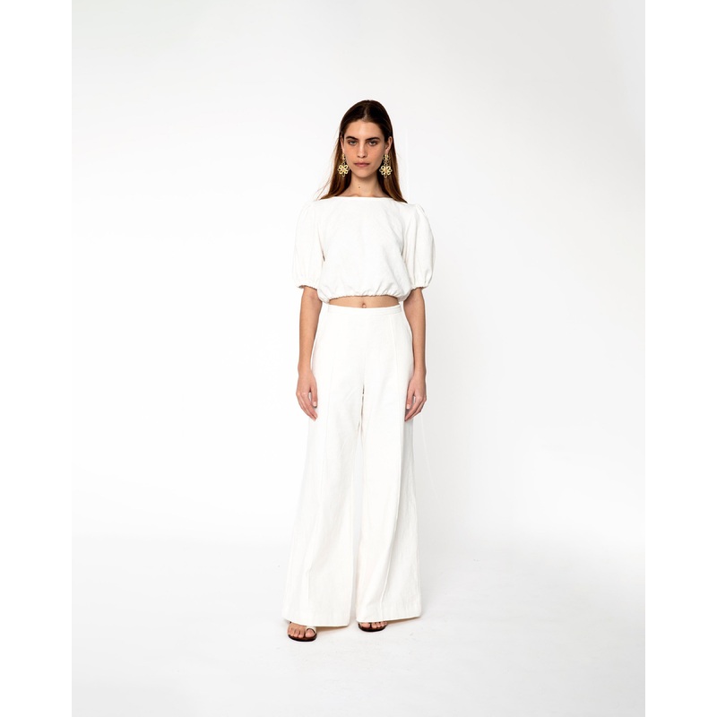 KENDALL TROUSER IVORY|4|6|8|10|12|14|16